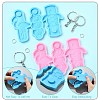 DIY DIY Cup Lid Dropping Adhesive Identification Label 40oz  Straw Fixing Label Plate Backpack Label Plate Silicone Making Kits DIY-CJ0002-75-3