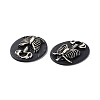 Halloween Cameos Opaque Resin Cabochons RESI-C017-01A-3