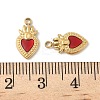 304 Stainless Steel Enamel Charms STAS-V015-18A-G-3