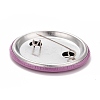 Breast Cancer Awareness Month Tinplate Brooch Pin LS-JEWB-G016-01P-06-3