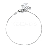 Non-Tarnish 304 Stainless Steel Serpentine Chain Bracelets BJEW-D020-01P-1