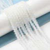 Imitation Jade Frosted Glass Bead Strands EGLA-A039-J2mm-MD05-4