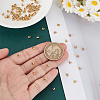 150Pcs Brass Crimp Beads KK-ME0003-52C-3