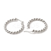 Non-Tarnish 304 Stainless Steel Hoop Earrings for Women EJEW-Z066-03P-2
