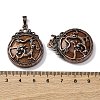 Synthetic Goldstone Pendants G-A241-02R-18-3
