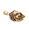 Lion Retro 304 Stainless Steel Pendants STAS-F011-38C-2