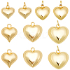 10Pcs 5 Styles Brass Pendants KK-BBC0022-65-7