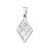 304 Stainless Steel Pendants SA-CBA34D4-07P-1