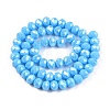 Electroplate Glass Beads Strands EGLA-A044-P8mm-A08-3