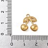 304 Stainless Steel Pendants STAS-K312-08B-G-3