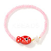 Handmade Porcelain & Resin Beads Stretch Bracelets for Women RS1476-8-1
