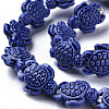 Glazed Porcelain Beads PORC-Q265-007D-3