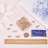 SUNNYCLUE 48Pcs 6 Styles Alloy Crystal Rhinestone Connector Charms RB-SC0001-10-3