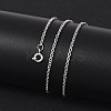 316 Surgical Stainless Steel Cable Chain Necklaces X-NJEW-JN01047-03-3