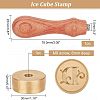 1Pc Brass Stamp Head DIY-OC0008-66D-2