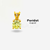 Real 18K Gold Plated 201 Stainless Steel Pendant Necklaces CP2918-8-1