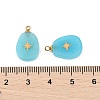 Natural Dyed White Jade Pendants STAS-P380-77G-02-3