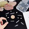 16 Sets 8 Style Transparent Glass Bottle Pendants GLAA-AR0001-26-3