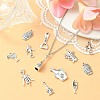 100pcs 10 Style Tibetan Style Alloy Pendants TIBEP-CJ0001-27-6