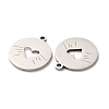 Non-Tarnish 316L Surgical Stainless Steel Pendants STAS-F302-10P-01-2