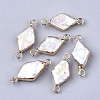 Natural Baroque Pearl Keshi Pearl Links connectors LS-PEAR-T003-07-1