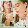 12Pcs 6 Style Brass Stud Earring Findings KK-BBC0007-01-5