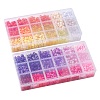 1620Pcs 36 Style Transparent & Opaque Plastic Beads KY-YW0001-42-6