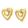 304 Stainless Steel Stud Earrings EJEW-D104-03G-2