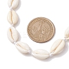 Bohemia Natural Cowrie Shell Beaded Necklaces NJEW-JN04784-03-3