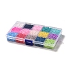150G 15 Colors Handmade Polymer Clay Beads CLAY-JP0001-12-4mm-6