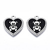 Eco-Friendly Alloy Enamel Pendants ENAM-Q437-042P-01-NR-1