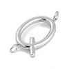 304 Stainless Steel Letter Connector Charms LS-STAS-M108-01P-17-2