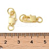 925 Sterling Silver Lobster Claw Clasps with Jump Rings STER-D006-24G-3