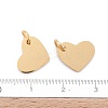 Ion Plating(IP) 304 Stainless Steel Stamping Blank Tag Charms STAS-I311-19G-4