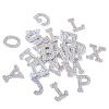 Alphabet Resin Rhinestone Patches DIY-TAC0005-45D-2