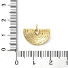 Brass Micro Pave Cubic Zirconia Pendants KK-S513-06A-G-3