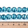 Handmade Foil Glass Beads Strands FOIL-N033-05C-4