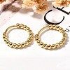 Rack Plating Round Brass Hoop Earrings for Women EJEW-C125-12G-2
