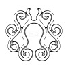 Stainless Steel Flower Clip On Nipple Rings WG76523-05-1