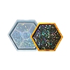 Silicone Laser Effect Cup Mat Molds X-DIY-C061-03A-1