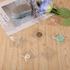 PVC Single Pocket Coin Sleeves Holders ABAG-WH0038-42-5