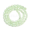 Opaque Solid Color Electroplate Glass Beads Strands EGLA-N013-J6mm-B04-1-2