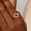 Roman Numerals Brass Finger Ring IJ4807-04-1