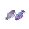 Baking Paint Transparent Glass Beads DGLA-N018-22B-3