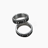201 Stainless Steel Rotating Fidget Band Ring MATO-PW0001-059D-05-1