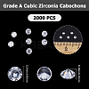 Cubic Zirconia Cabochons ZIRC-BBC0003-76D-2