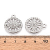 Alloy Rhinestone Pendants FIND-N008-08P-3