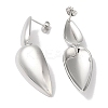 Non-Tarnish 304 Stainless Steel Dangle Stud Earrings for Women EJEW-Z303-09P-2