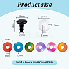 48Pcs 6 Colors Resin Safety Craft Eye DIY-PH0030-99A-2