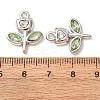 Alloy with Rhinestone Pendants AL-CBA7256-01P-3